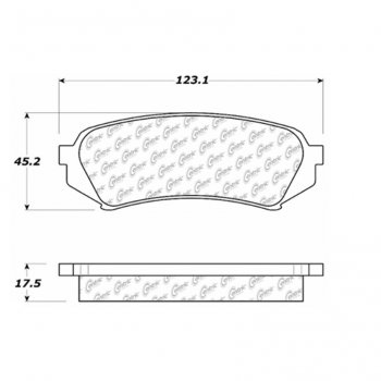 106.07730 Тормозные колодки PosiQuiet Extended Wear LEXUS, TOYOTA 