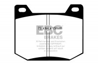 DP123/2 EBC Brakes Ultimax2 Тормозные колодки перед  CHRYSLER 160