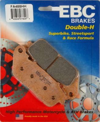 FA488HH EBC BRAKES Double-H™ тормозные колодки  HONDA CB, VFR 2009-2012 года выпуска