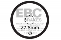 SFA621V EBC BRAKES Organic тормозные колодки