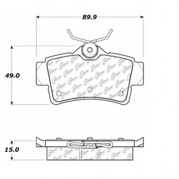 106.06271 Тормозные колодки PosiQuiet Extended Wear FORD 