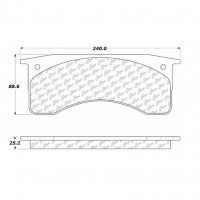 106.07690 Тормозные колодки PosiQuiet Extended Wear CHEVROLET, GMC зад., перед