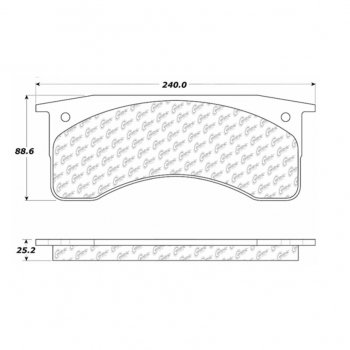 106.07690 Тормозные колодки PosiQuiet Extended Wear CHEVROLET, GMC зад., перед 