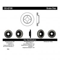 120.42106 Тормозные диски Premium NISSAN перед