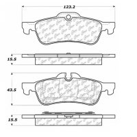 106.10600 Тормозные колодки PosiQuiet Extended Wear MINI