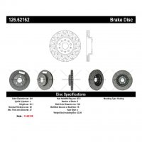 126.62162 Тормозные диски Premium CADILLAC перед левый