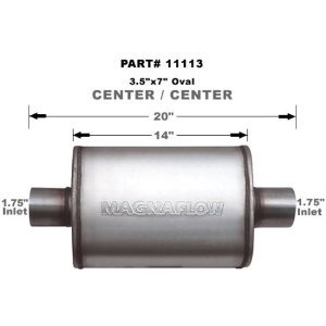 11113 Magnaflow Глушитель прямоточный 14" Body 