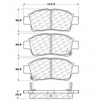 105.08310 Тормозные колодки Posi-Quiet Ceramic