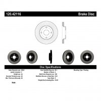120.42116 Тормозные диски Premium NISSAN перед