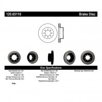 120.65110 Тормозные диски Premium FORD перед