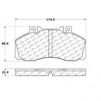 106.10620 Тормозные колодки PosiQuiet Extended Wear 