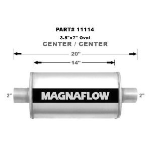 11114 Magnaflow Глушитель прямоточный 14" Body 