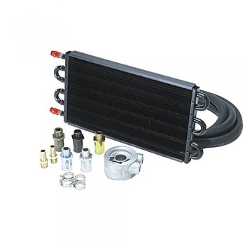 15503 DERALE Систему охлаждения двигателя и масла тип C Sandwich Adapter Kit Can reduce engine oil temp up to 50°F