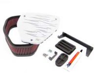 RK-3926 K&N Впуск для мотоцикла Honda HONDA VTX1800 02-07; FLAMED