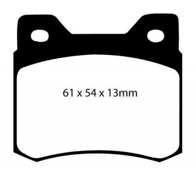 DP3464C EBC Brakes Тормозные колодки MERCEDESBENZ 190 MERCEDES-BENZ 190|190E 2.0 D 84 thru 85; MERCEDES-BENZ 190|190E 2.3 84 thru 86; MERCEDES-BENZ 190|190E 2.5 D 84 thru 89; MERCEDES-BENZ 190|190E 2.5 TD 84 thru 89; MERCEDES-BENZ 190|190E 2.6 84 thru 93; MERCEDES-BENZ 190|190E 2.3 86 thru 93