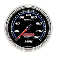 5" сподометр, 160 MPH, IN- DASH, COBALT AUTO METER #6289