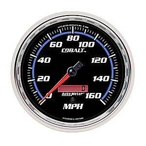 5" сподометр, 160 MPH, IN- DASH, COBALT AUTO METER #6289 SpeedometerElec. Programmable
