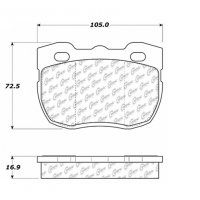 104.05201 Тормозные колодки Posi-Quiet Metallic LAND ROVER