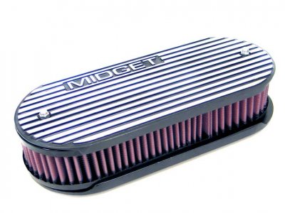 56-9055 K&amp;N Custom Assemblies, Racing ROVER Подходит для: ROVER MIDGET 1275 CARB - 1100, Alum. Top w/Midget logo