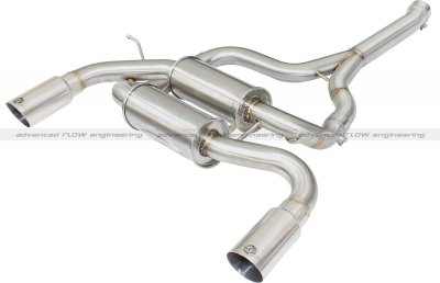 49-36325-P Afe Power EXH Axle-Back; BMW 335i (F30) 12-14 L6-3.0L (t) N55 (pol tip) 
