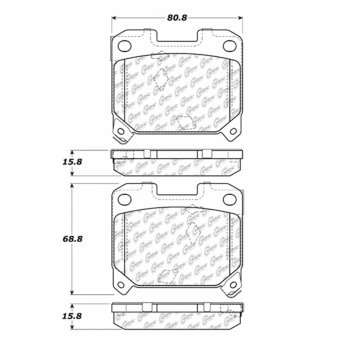 106.06300 Тормозные колодки PosiQuiet Extended Wear TOYOTA 