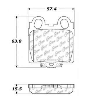 106.07710 Тормозные колодки PosiQuiet Extended Wear LEXUS 