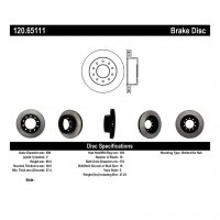 120.65111 Тормозные диски Premium FORD перед