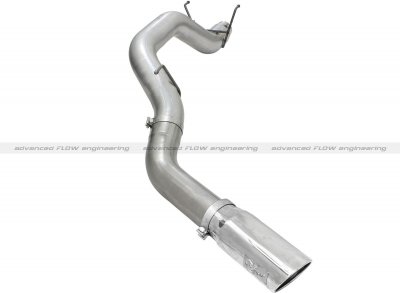 49-42039-P Afe Power Выхлопная система DPF-Back 5.0" RAM Dsl Trk 13-14 L6-6.7L pol tip 
