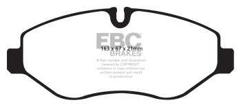 DPC1980 EBC Heavy Duty Carbon колодки перед IVECO 