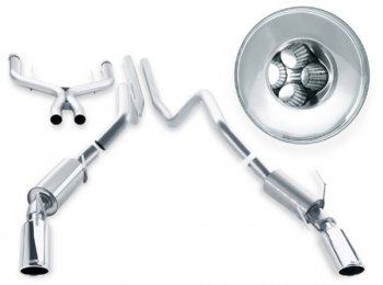 140320 Выпускная система BORLA Настроенный выпуск Ford Mustang Shelby GT500 '10 5.4L SC 2010 FORD MUSTANG GT 500