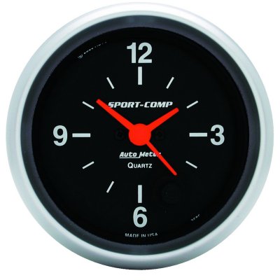 3585 AUTO METER кварцевые часы 67mm 12в часы для машины