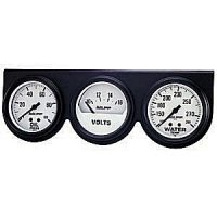 2-5/8" 3 панель приборов, OIL/WATER/VOLT, BLACK AUTO METER #2328