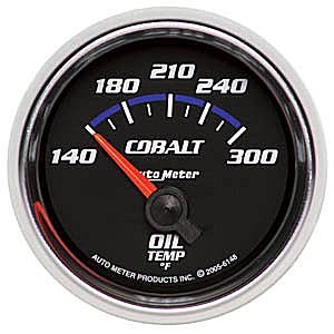 2-1/16" датчик температуры масла, 140- 300`F, SSE, COBALT AUTO METER #6148 Oil Temperature