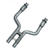 6028-002-CH-2011 KOOKS HEADERS 3" x 2 3/4" OEM Catted H Stainless PipeFor: 2011 Shelby 4V - 5.4 для: FORD MUSTANG