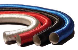 17102 THERMO TEC Термо рукав из алюминия и кремния 1"X3' синий Термопокрытие для шлангов и проводов