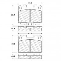 106.06310 Тормозные колодки PosiQuiet Extended Wear