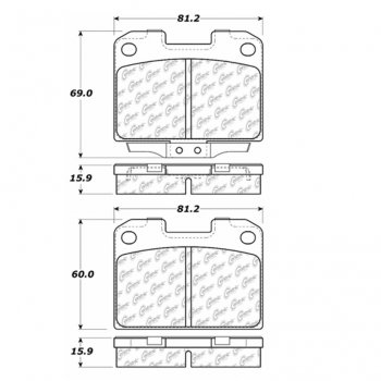 106.06310 Тормозные колодки PosiQuiet Extended Wear 