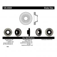 120.43020 Тормозные диски Premium CHEVROLET, GMC, ISUZU перед