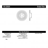 125.22020 Тормозные диски Premium LAND ROVER перед