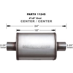 11245 Magnaflow Глушитель прямоточный 18" Body 