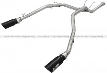 49-42041-B Afe Power Выхлопная система DPF-Back 2.5" RAM 1500 2014 V6-3.0L (td) Blk 