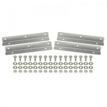 16747 DERALE крепеж High Output RAD Fan Bracket Kit, Fits P/N: 16927 Adjustable metal mounting brackets with complete hardware kit