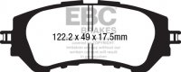 DPX2230 EBC Brakes Ultimax2 Тормозные колодки перед  TOYOTA Yaris