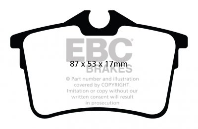 DP32017C EBC Brakes Тормозные колодки 