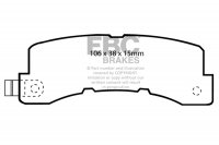 DP569  EBC Brakes Ultimax2 Тормозные колодки зад. ISUZU Piazza