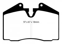 DP5612NDX EBC Brakes Bluestuff Тормозные колодки зад FERRARI 348, 456, 550, 512, 575M, F355; LAMBORGHINI Diablo; LAND ROVER Defender 90; MASERATI 3200GT, 4200, Gransport, Spyder; PORSCHE 911, 928, 944, 968