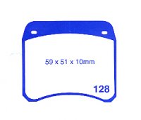 DP5128NDX EBC Brakes Bluestuff Тормозные колодки зад NISSAN Pick Up