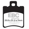 FA193HH EBC BRAKES Double-H™ тормозные колодки APRILIA, ATALA, BENELLI, BETA, CAGIVA, GARELLI, GENERIC, GILERA, HONDA, KEEWAY, MALAGUTI, MBK, MOTRON, OUADRO, PEUGEOT, PGO, PIAGGIO, SACHS (HERCULES), SUZUKI, YAMAHA
