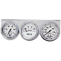 2-5/8" 3 панель приборов, OIL/WATER/VOLT, CHROME AUTO METER #2329