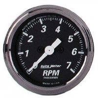 2" тахометр, 7,000 RPM, BLACK AUTO METER #1497